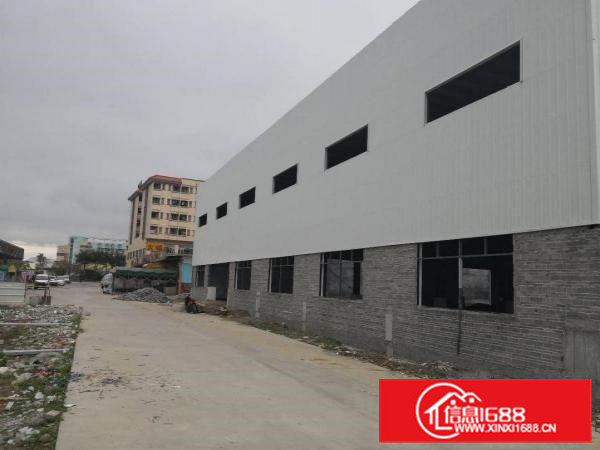 石湾镇18000方厂房10米高钢构厂房(带牛角位)