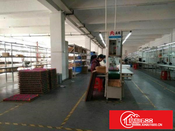 坪山带前台带装修标准厂房1200平整层出租，送宿舍