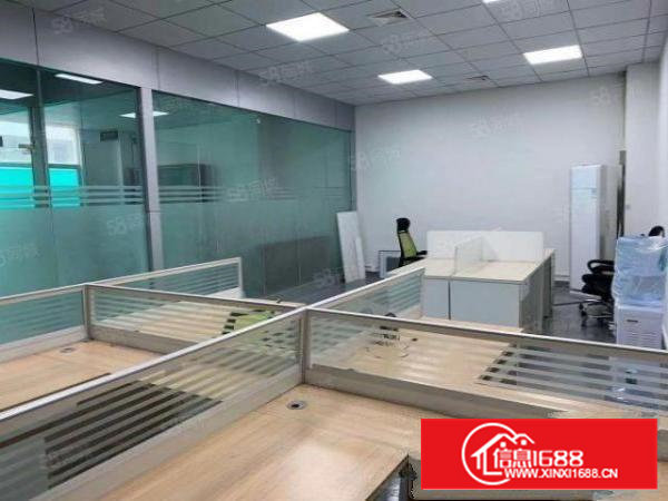 长城工业区原房东整层1000平米，精装修办公室，车间水电到位