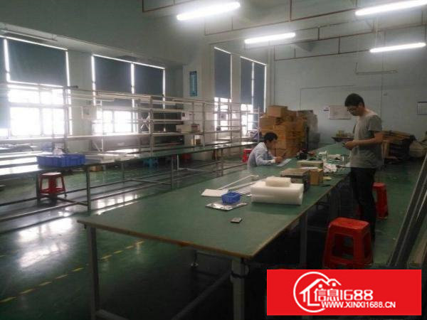 福永107国道旁科技园1150平米带精装修厂房急租