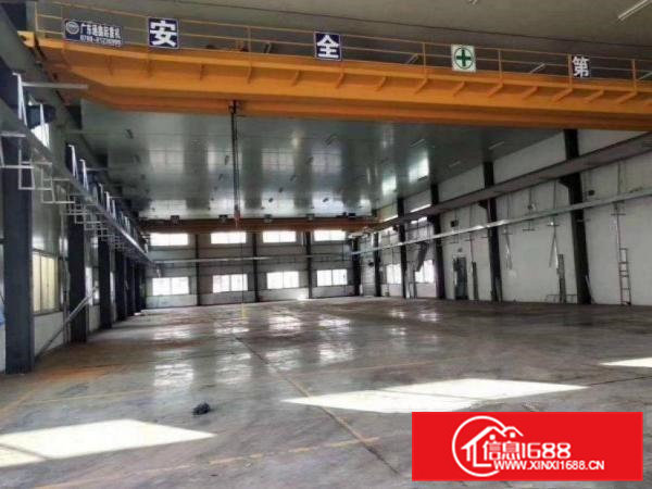 蔡边工业区独院单一层厂房出租1000，滴水8米，带行车