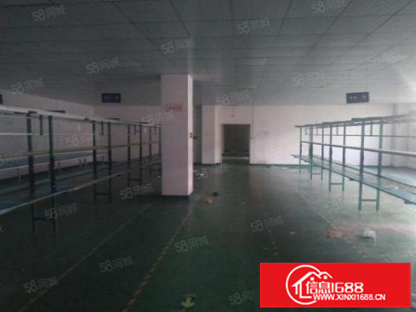 坪山高铁站旁边整层厂房1500平现成装修，办公室地坪漆，