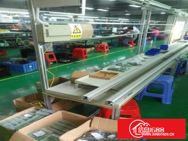 平湖辅城坳工业区二楼面积1000平米带装修出租