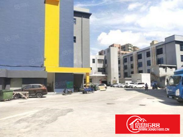 西乡，鹤洲大型工业园，新出楼上500平厂房，带精装修水电齐全