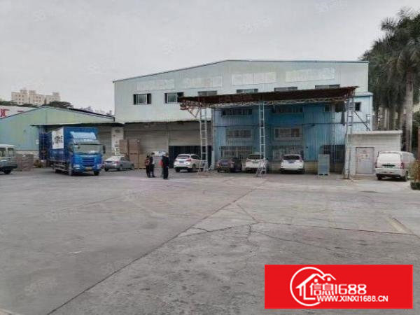 塘厦靠深圳光明独院出租钢构厂房5500平带行车！高10大空地