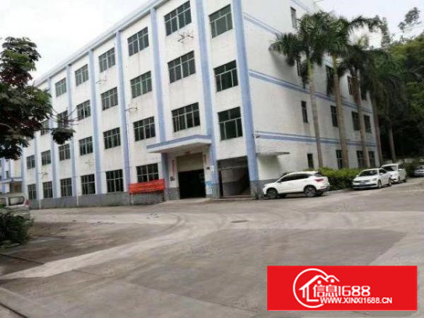 石岩料坑可分租租三楼900平方厂房转租！现成装修办公室地坪漆