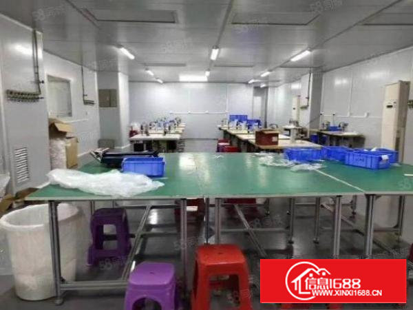 西乡九围富源工业城独栋红本厂房楼上精装修650平出租