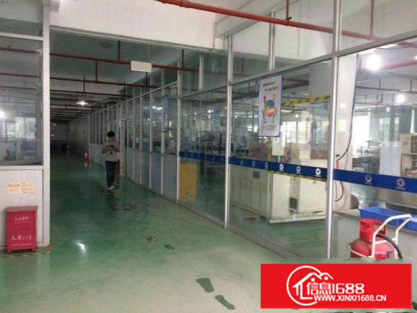 出租高新产业园内三楼厂房1200平米带装修和净化间