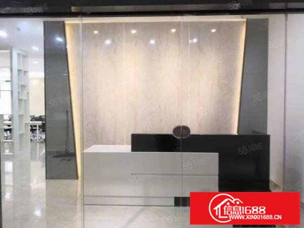 龙岗爱联新出楼上精装修办公室526平带家私大小面积出租