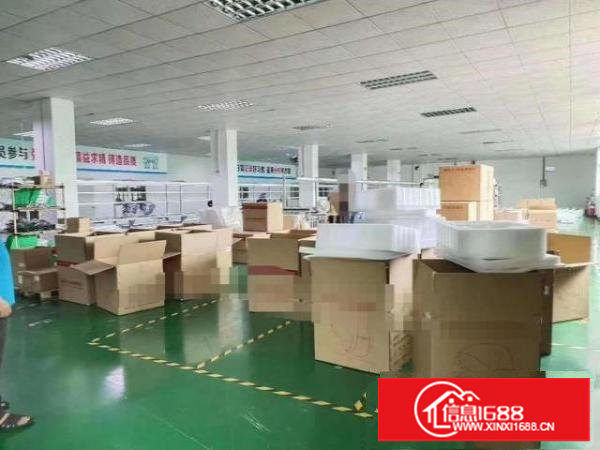 塘厦科苑城楼上厂房出租1200平地坪漆流水线有办公室