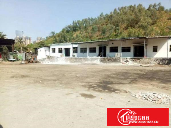 横岗大康路口单一层标准厂房出租可做污染行业