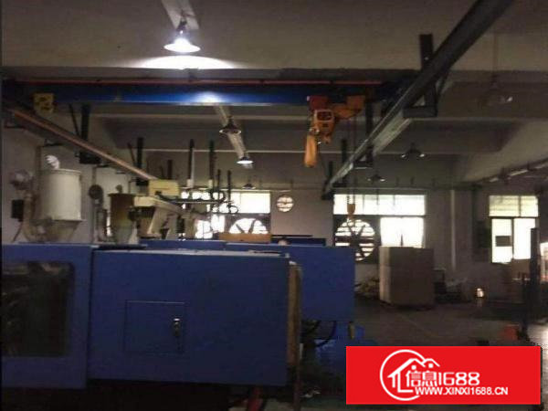 出租黄江镇北岸新空出楼上800平带行车厂房，带办公室装修水电