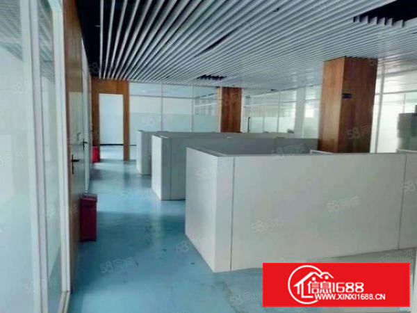 无公摊，楼上1650平，水电齐全，带地坪漆，豪华办公室装修，