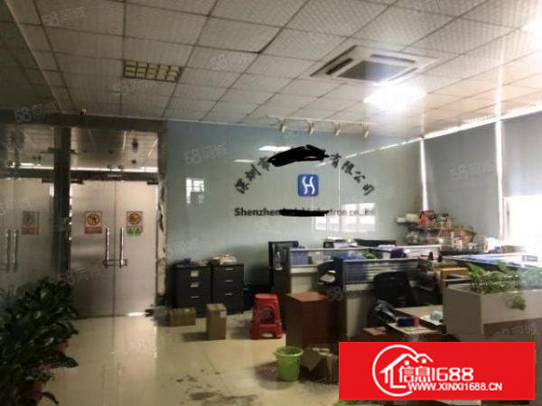 观澜牛湖楼上1800平精装修靓盘厂房低价招租