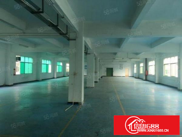 坪山厂房仓出租楼上1360平带地坪漆报价18元2吨货梯分租