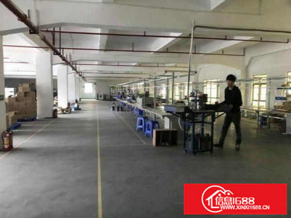 惠阳新墟工业园楼上900平米两吨货梯正件齐全