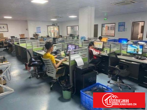 石岩北环楼上新出精装修厂房1900平米厂房租.