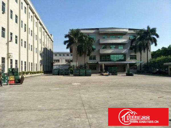 清溪80000平方国有证房产证齐全花园式厂房出租