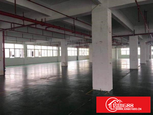 【。塘厦四村1000平米楼上厂房：喷淋 地坪漆，红本园区。】