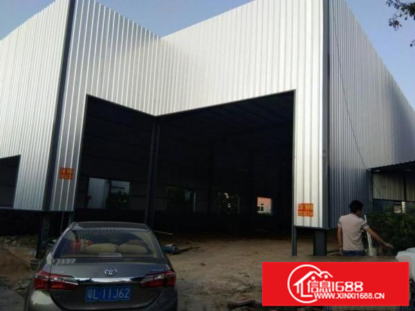 沥林河背村工业区原房东全新钢构厂房580平方招租