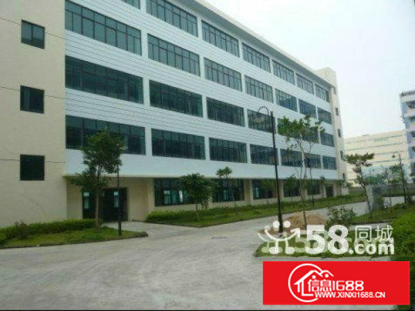 坂田利金城科技园3楼3250平带装修急租花园式厂房