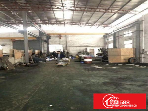 新出750平方带行车单一层厂房招租，区域新城工业区，租金18
