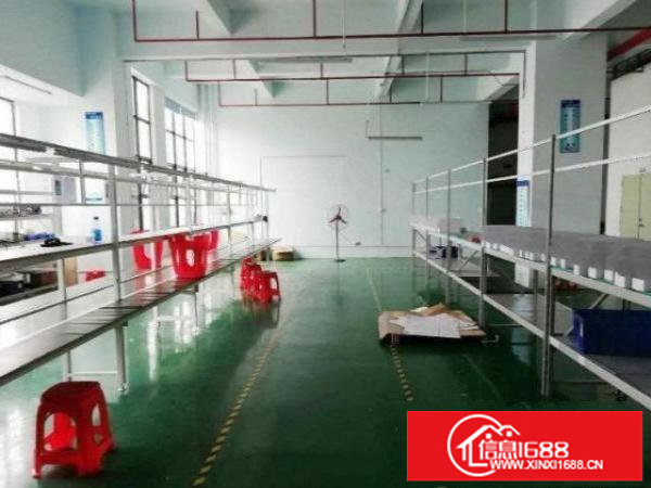 福永兴围工业出租2楼厂房520平方，流水线车间！