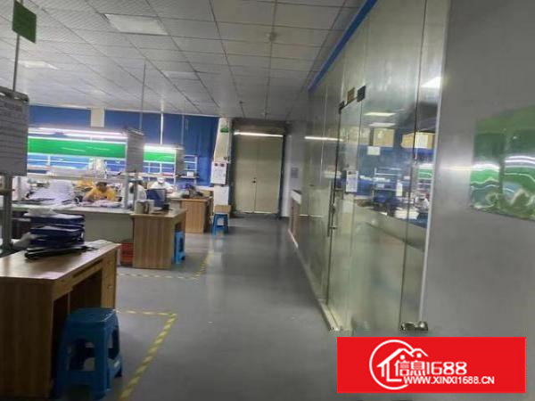 塘厦清湖头二楼电子厂房出租1300平现成水电装修吊顶