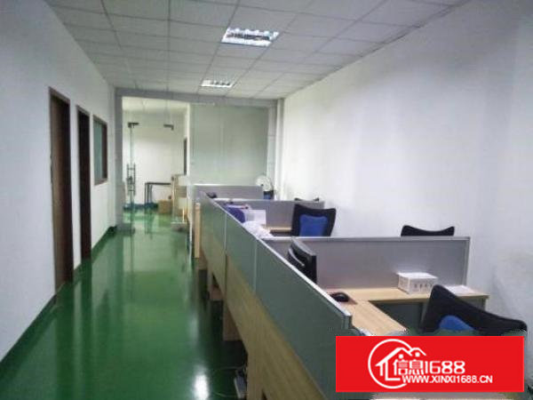 塘厦楼上新出350平精装修厂房招租原房东带地坪漆