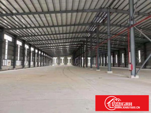 狮山镇官窑大马路边9000平方全新独院厂房出租，交通方便。