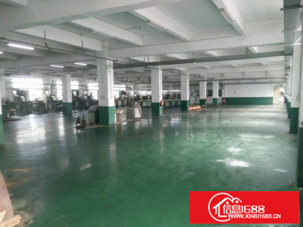 横岗六约六和路三楼500平方带装修地坪漆厂房出租
