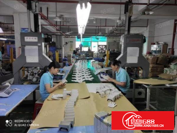 西乡三围工业区楼上1280平带精装修厂房出租使用率90