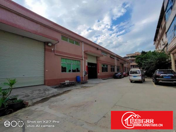 塘厦莲湖新出单一层钢构1000平滴水6米现成办公室原房东直租