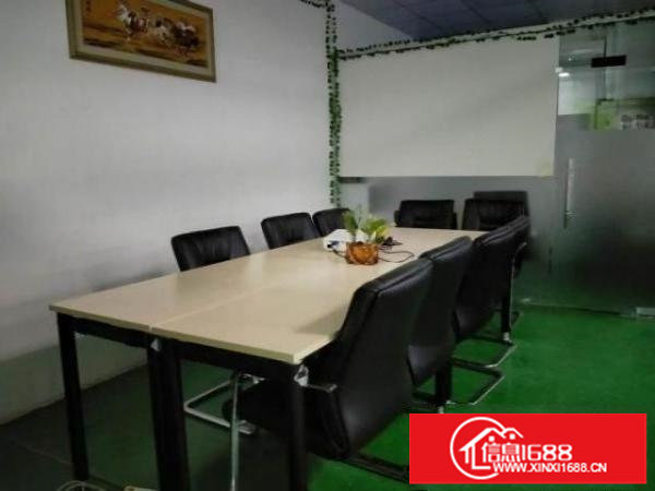 龙华新区龙华汽车站旁边楼上精装厂房办公室1280平，拎包入住