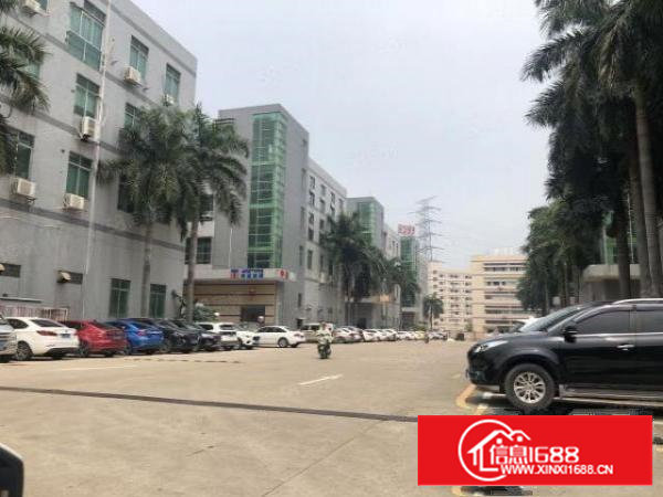 沙井沙二大型工业园区楼上1900平方米精装修厂房出租