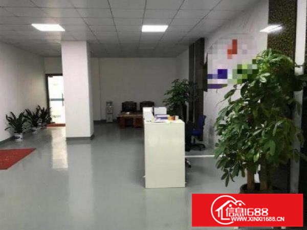 龙岗五联新出楼上1200平米豪华装修厂房可分租