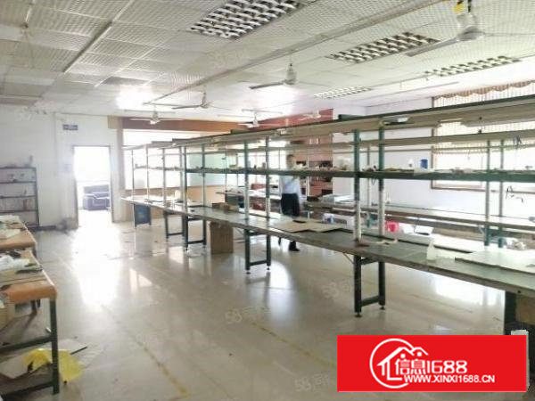 西乡大道，银田工业园，电梯口户型，新出楼上厂房带装修380平