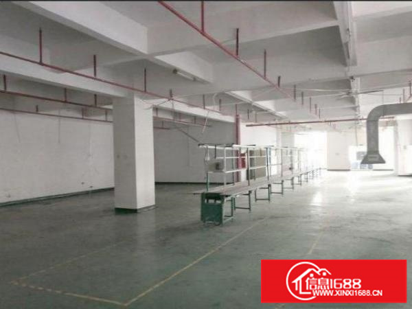 横岗西坑村二楼380平小面积厂房出租，水电齐全