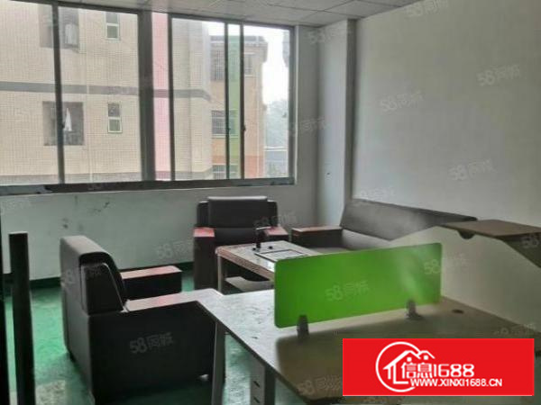 凤岗镇油甘埔大龙工业区楼上800平方带现成办公室水电豪华装修