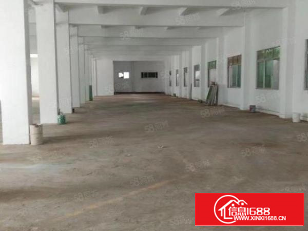 凤岗五联新出楼上2000平方厂房出租200气分租消防喷淋齐