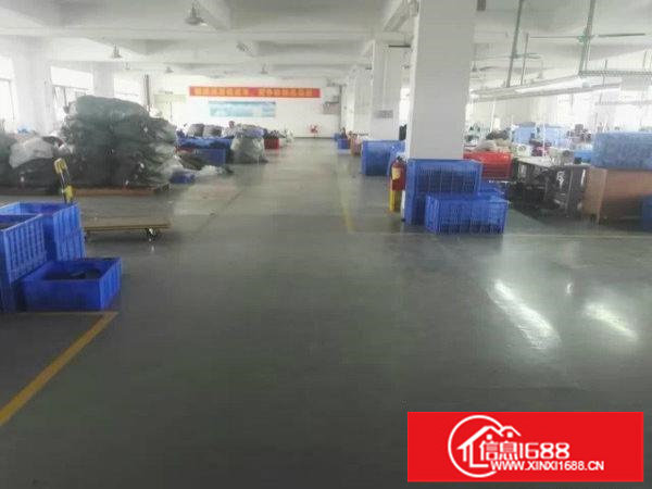 平湖华南城富民工业区三楼全新装修厂房680平出租