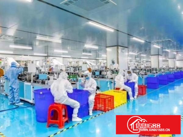 沙井标准十万级无尘车间，1800㎡，