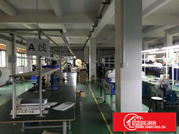 长安镇乌沙新出标准厂房三楼600平本地村民厂房直租