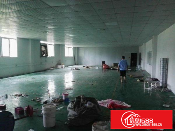 出租惠阳新墟二楼1480平方带吊顶地坪漆办公水电