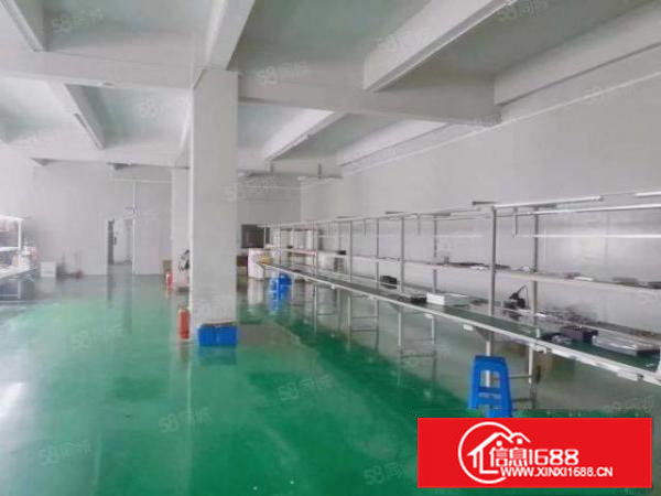 凤岗带流水线台地坪漆办公室厂房拎包入住出租1000平米