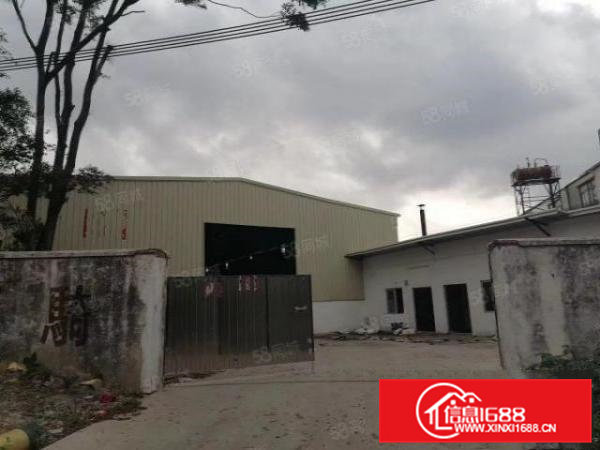 急租，横沥镇新出原房东单一层带办公室铁皮房600平方厂房出租