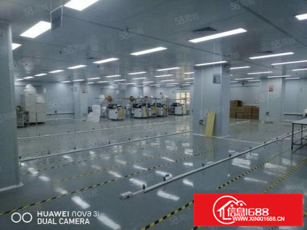 寮步工业区楼上无尘车间1500平方厂房出租.带精装修.可分租