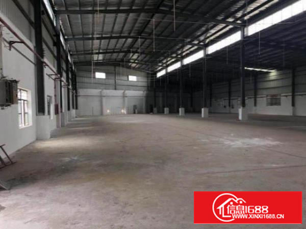 万江单一层独院2100平米厂房出租有隔热层，刚搬走，水电齐全