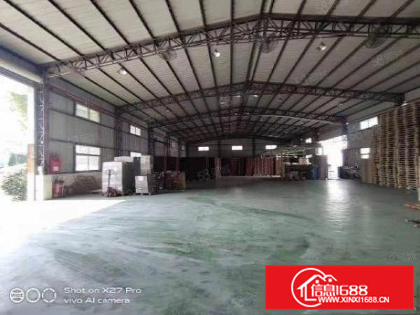 常平朗州工业区靠路边单一层钢构厂房出租2000平方空地大可分