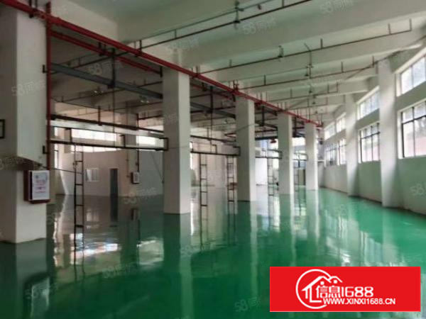 全新装修工业园一楼1200平方，6.5米高，带行车地坪漆，